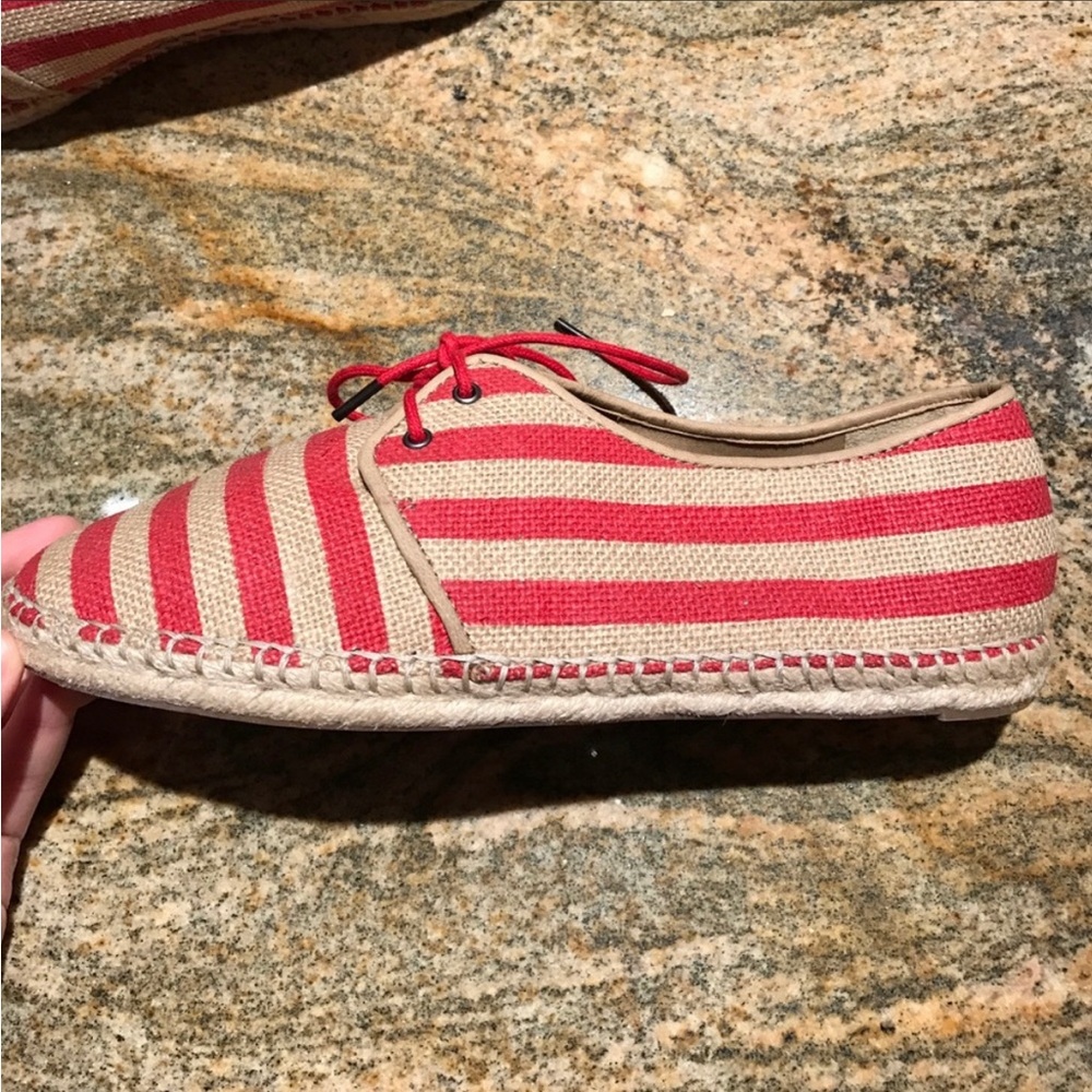 Eileen Fisher Step 2 Tulip Stripe Flats - Picture 3 of 4